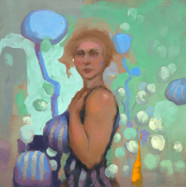 In the Garden No. 5 Original Painting