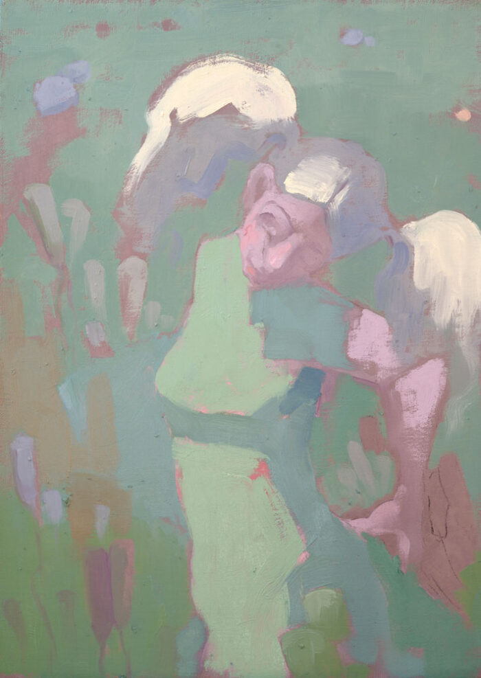 Rhea Playing Original Painting