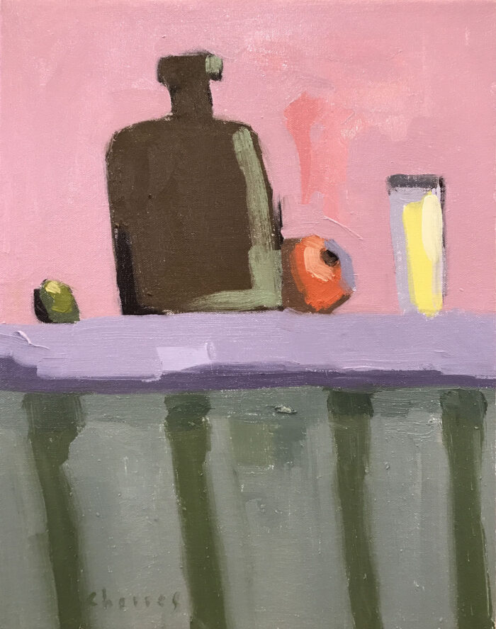 Green Bottle No. 1 Original Painting