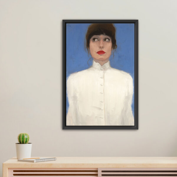White Shirt – Fine Art Canvas Print - Image 5