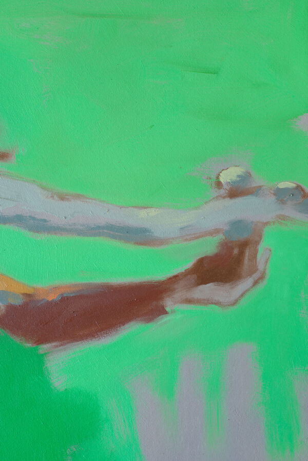 Searching for Mushrooms No. 4 Original Painting - Image 3