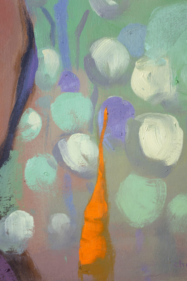 In the Garden No. 5 Original Painting - Image 3