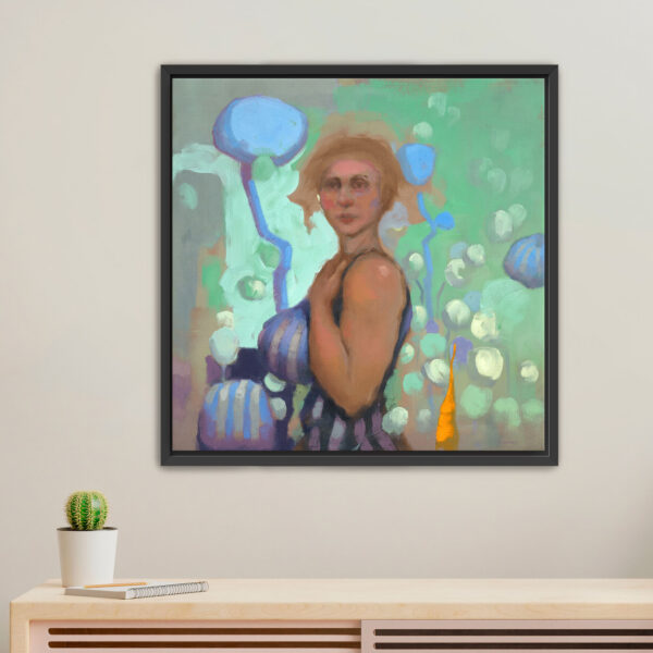 In the Garden No. 5 Original Painting - Image 2