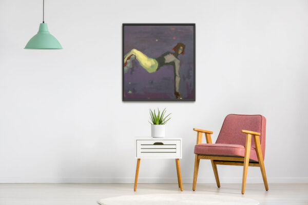 Searching for Mushrooms No. 2 Original Painting - Image 5