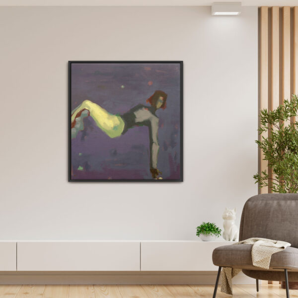 Searching for Mushrooms No. 2 Original Painting - Image 4