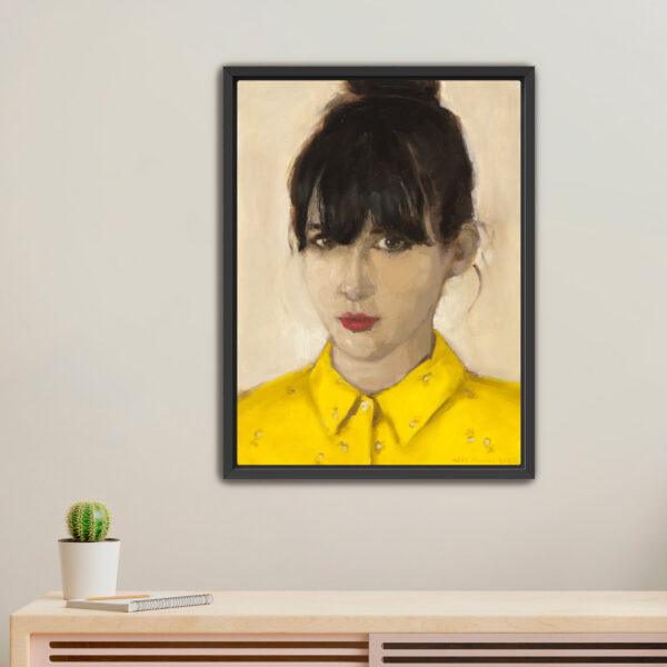 Yellow Shirt – Fine Art Canvas Print - Image 5