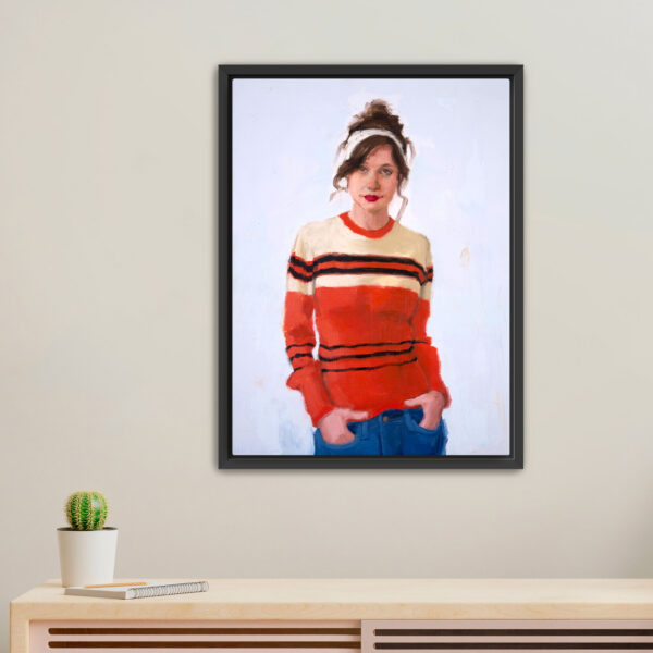 Stripes No. 3 Original Painting - Image 2